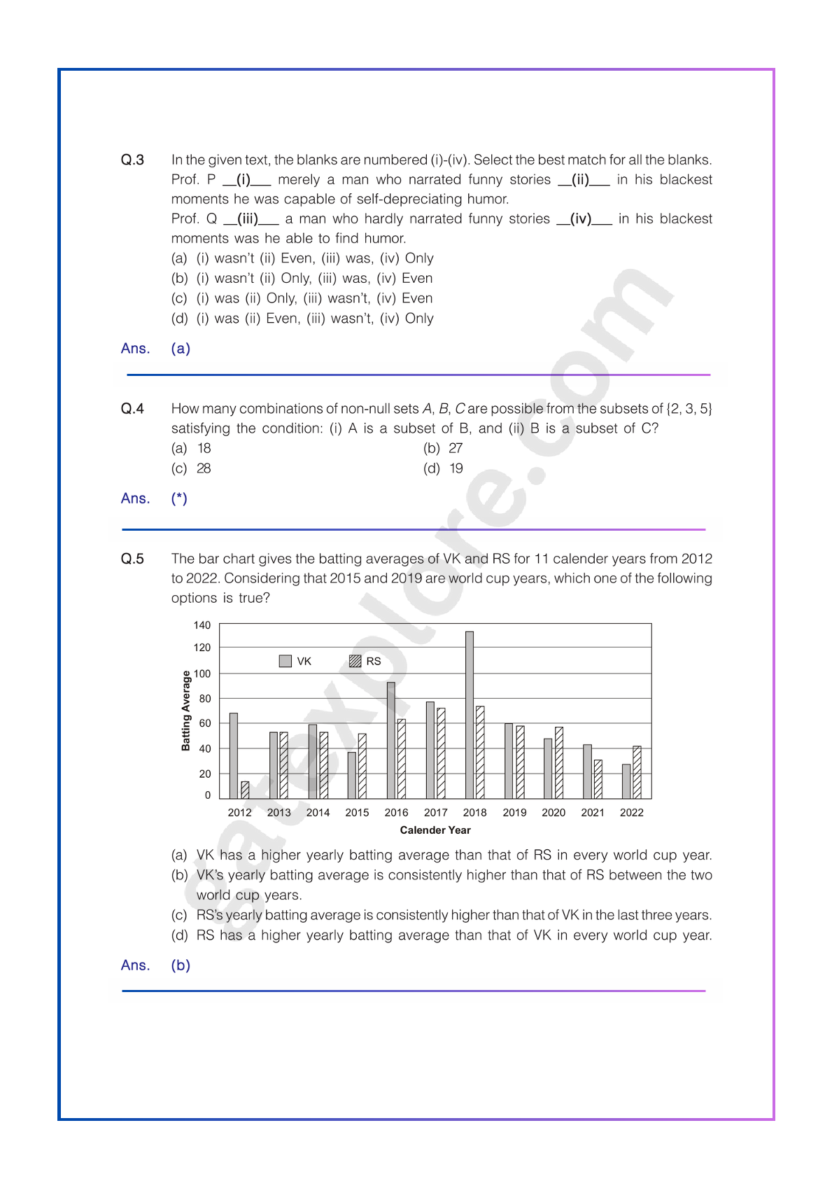 GATE Mechanical Previous Year Papers (Target: GATE 2026) Fully Solved Paper (PYQ)