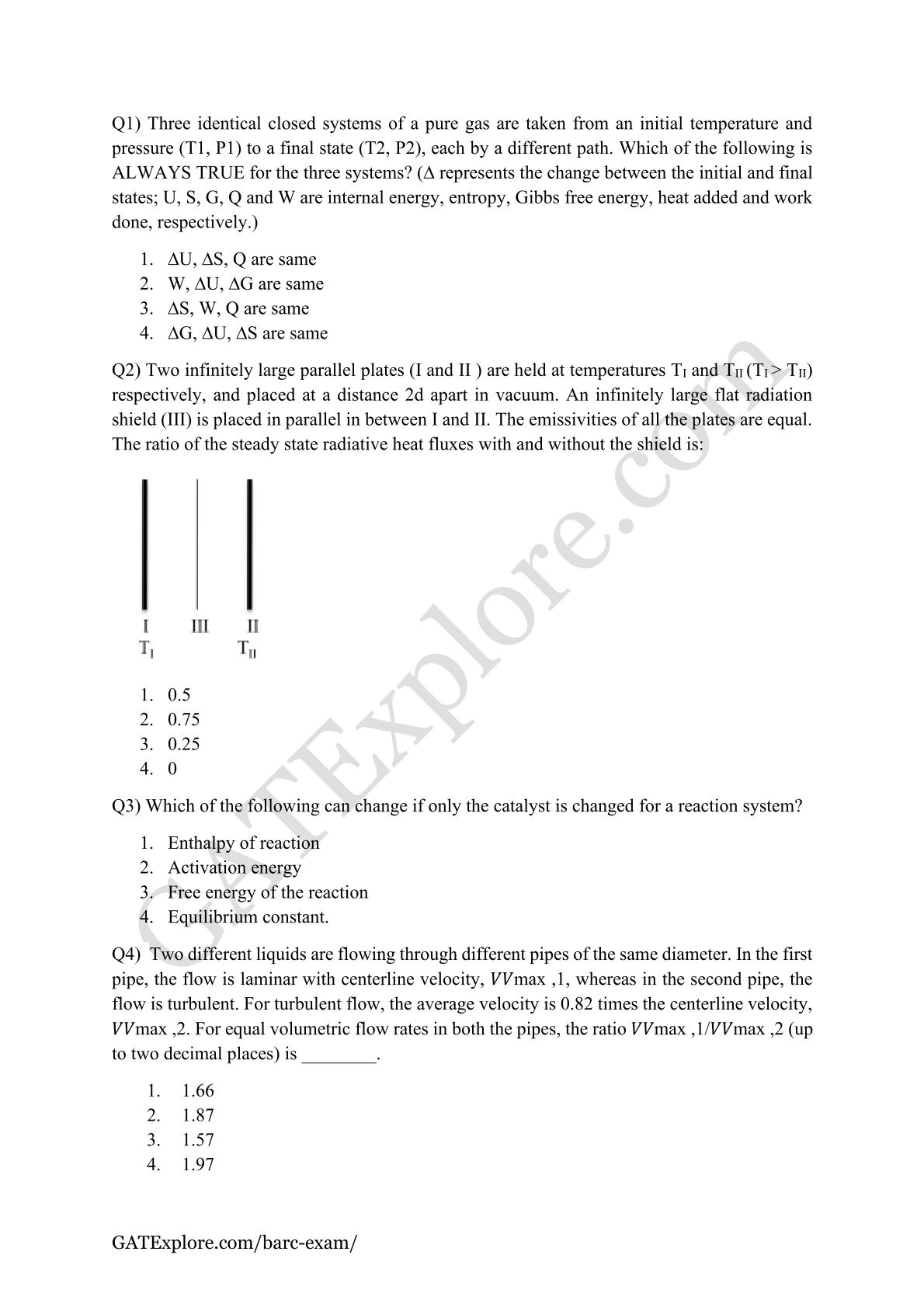 BARC Exam 2026 (OCES/DGFS) CHEMICAL Model Question Papers with Answer Key (PYQ) - GATExplore Store