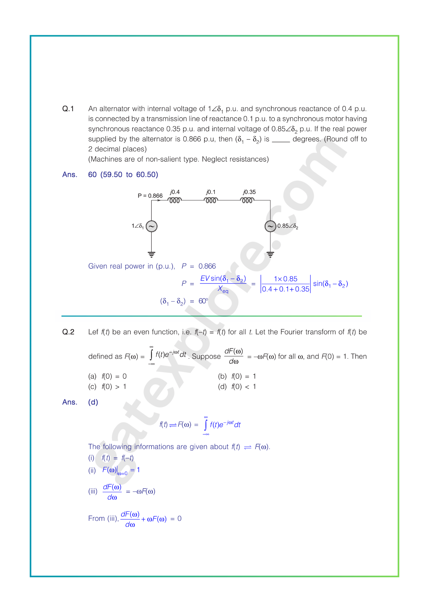GATE 2026 Electrical Previous Year Papers Fully Solved Papers (PYQ) - GATExplore Store