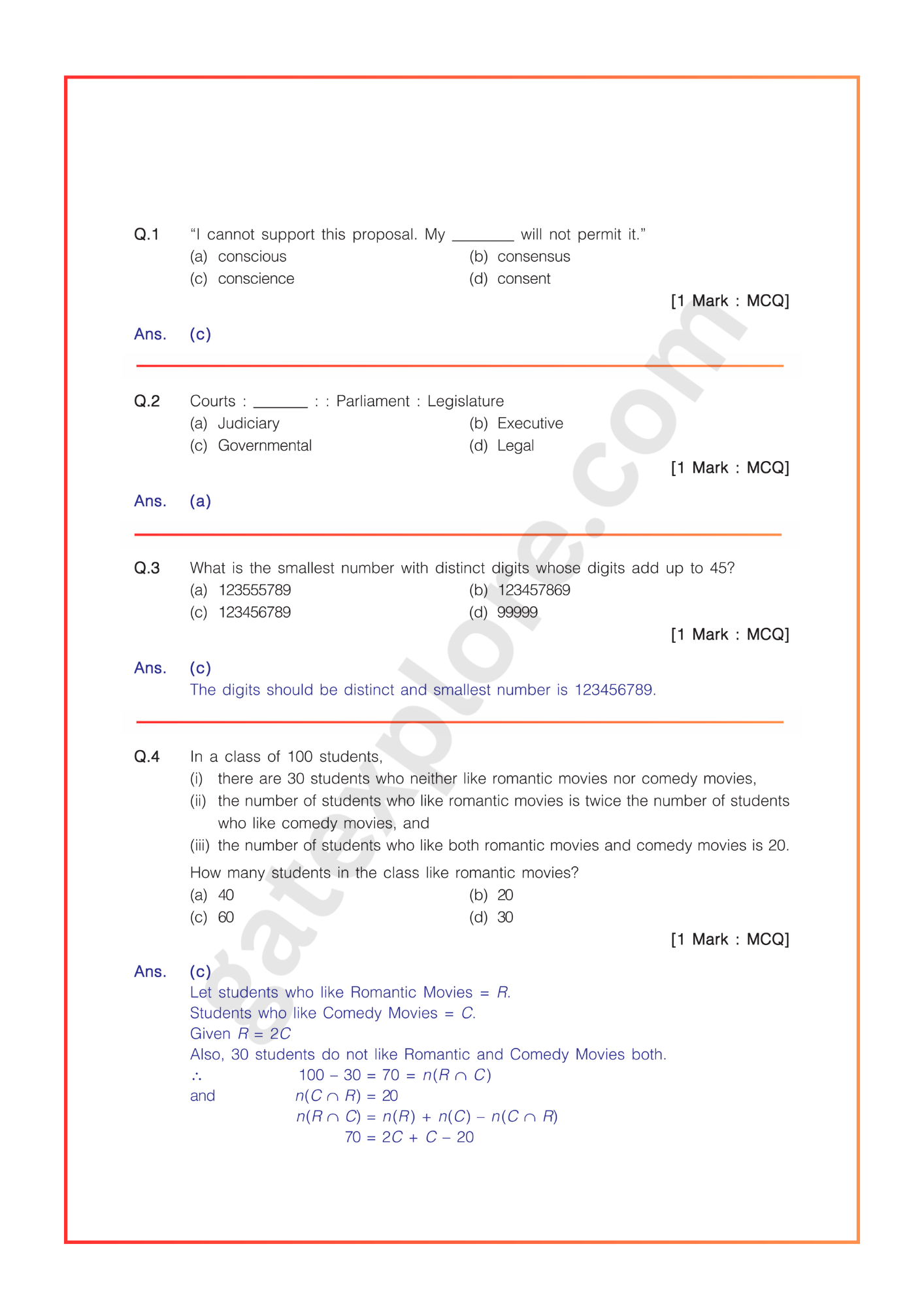 GATE 2026 Electronics Previous Year Papers Fully Solved Papers (PYQ) - GATExplore Store