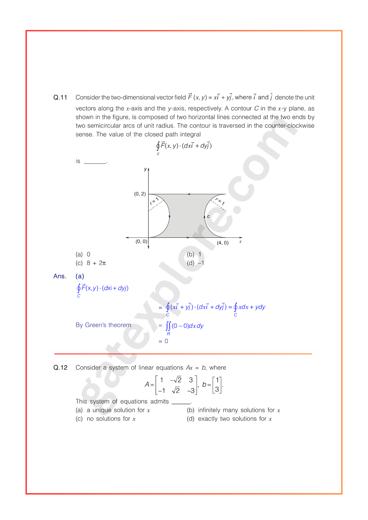 GATE 2026 Electronics Previous Year Papers Fully Solved Papers (PYQ) - GATExplore Store