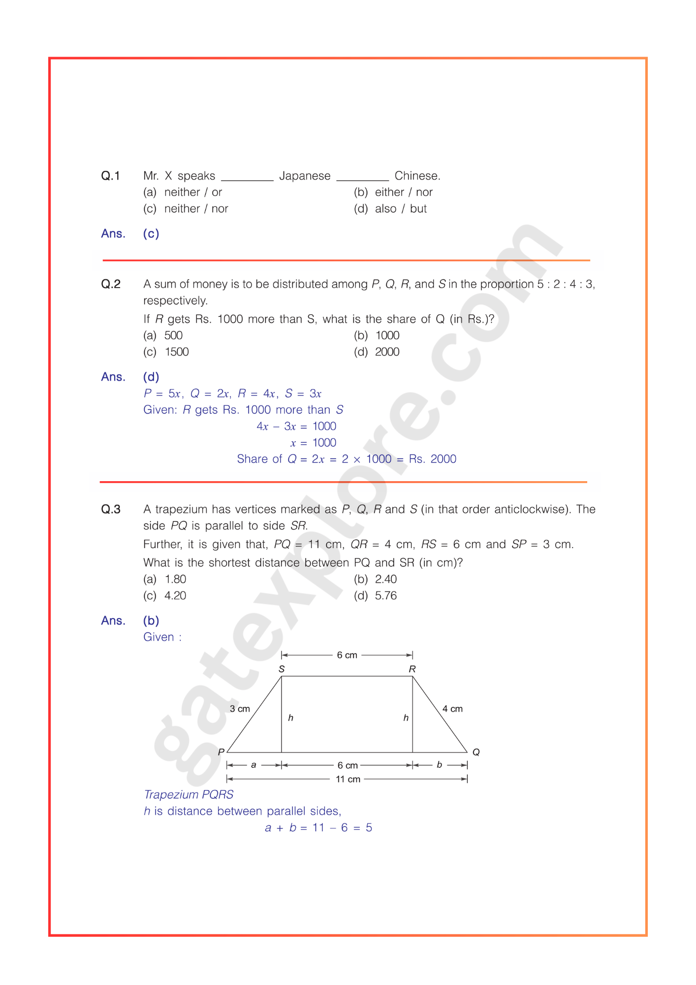 GATE 2026 Electronics Previous Year Papers Fully Solved Papers (PYQ) - GATExplore Store