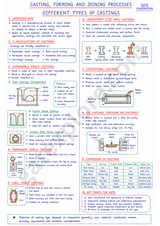 GATE Mechanical Handwritten Notes (Based on GATE 2027 Syllabus) - GATExplore Store