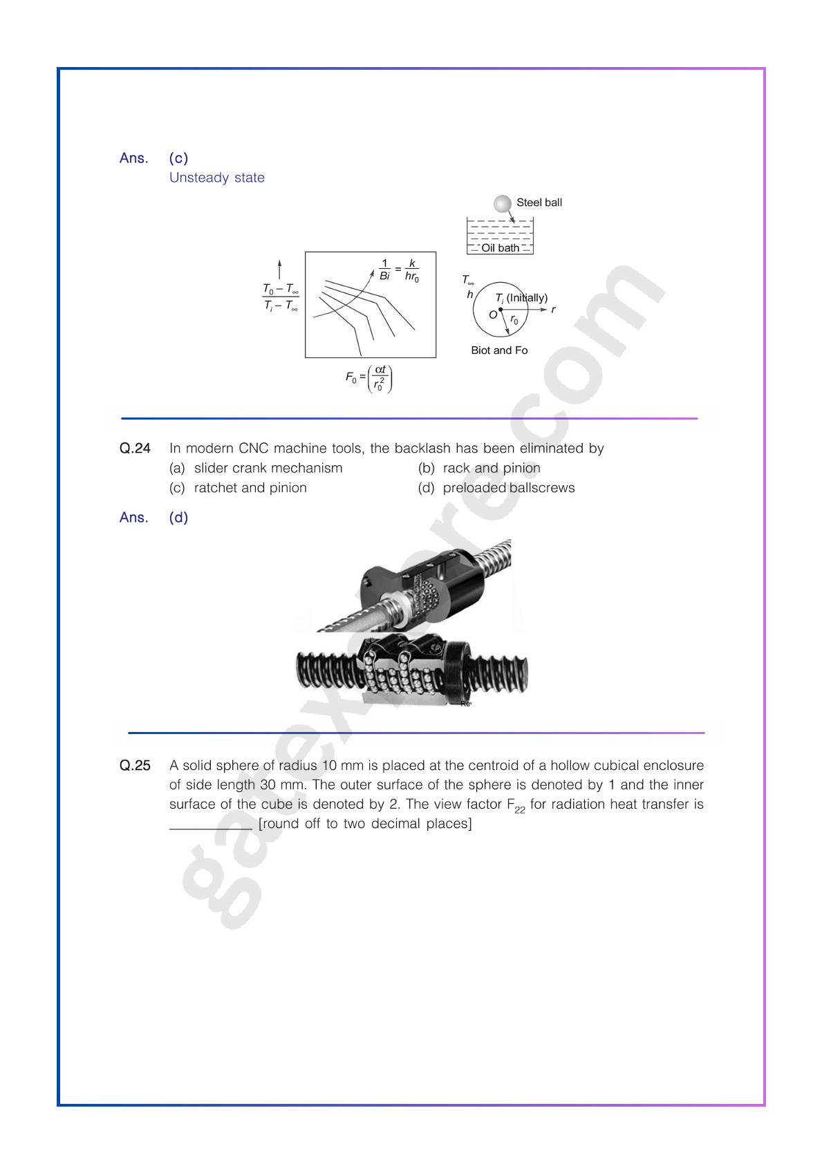 GATE Mechanical Previous Year Papers (Target: GATE 2026) Fully Solved Paper (PYQ) - GATExplore Store