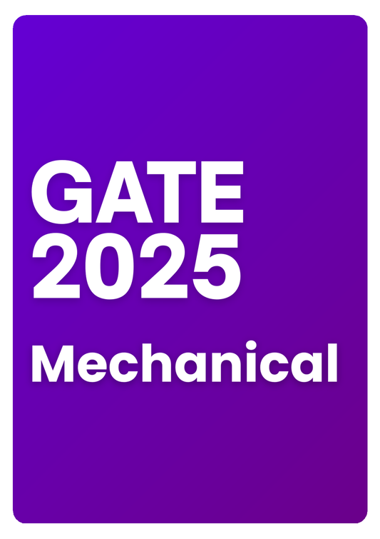 GATE Mechanical Previous Year Papers (Target: GATE 2026) Fully Solved Paper (PYQ)