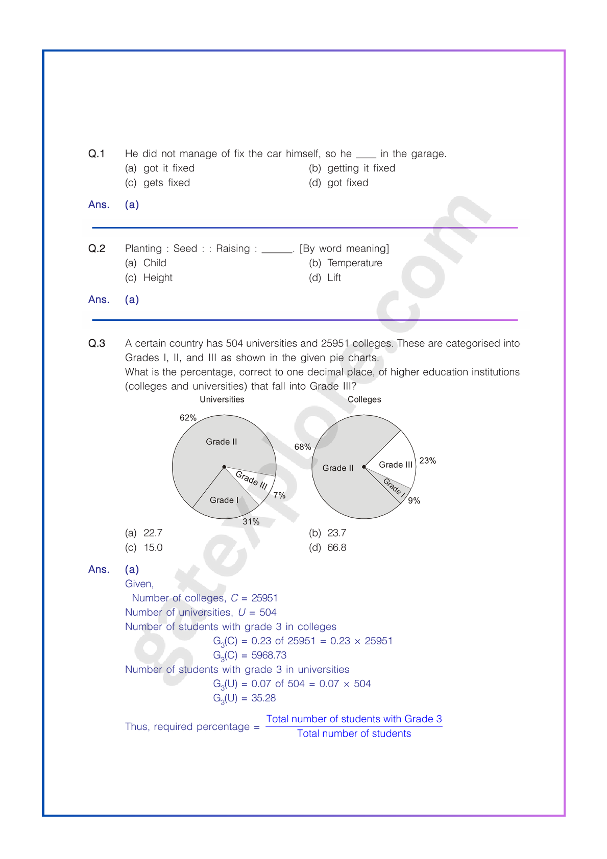 GATE Mechanical Previous Year Papers (Target: GATE 2026) Fully Solved Paper (PYQ)