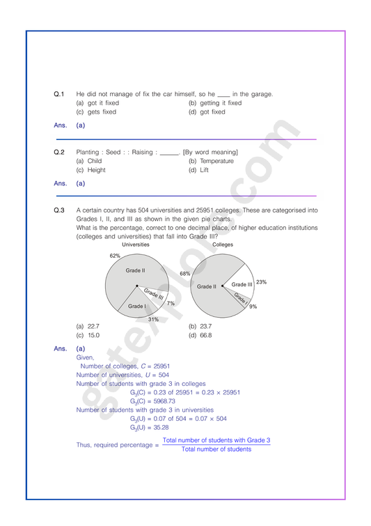 GATE Mechanical Previous Year Papers (Target: GATE 2026) Fully Solved Paper (PYQ)