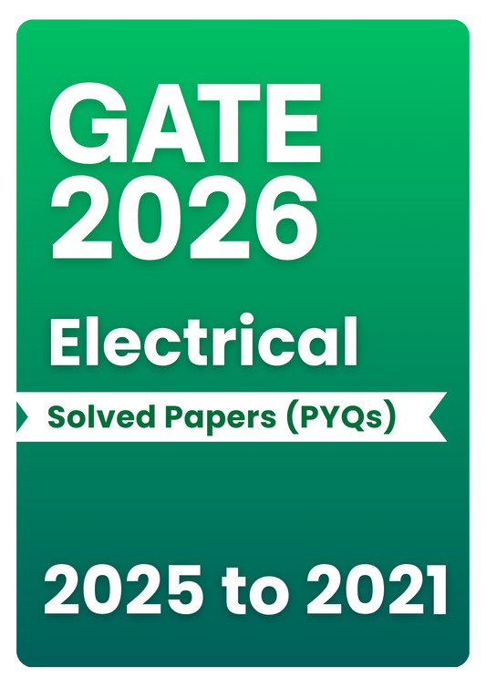GATE 2026 Electrical Previous Year Papers Fully Solved Papers (PYQ)