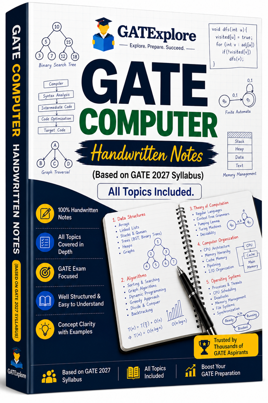 GATE Computer Handwritten Notes (Based on GATE 2027 Syllabus)