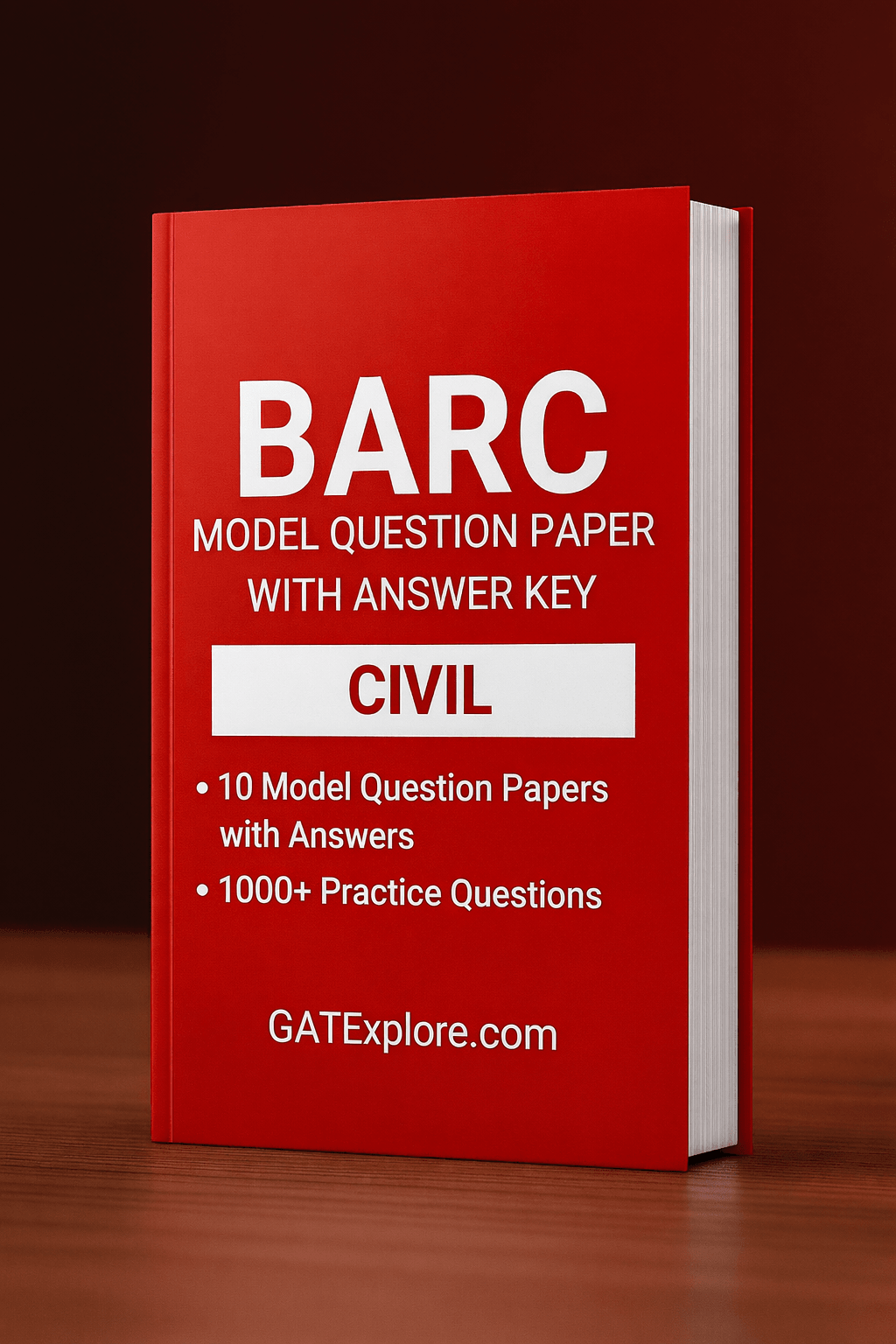 BARC Exam 2026 (OCES/DGFS) CIVIL Model Question Papers with Answer Key (PYQ) - GATExplore Store