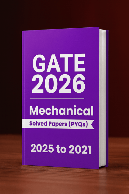 GATE Mechanical Previous Year Papers (Target: GATE 2026) Fully Solved Paper (PYQ) - GATExplore Store