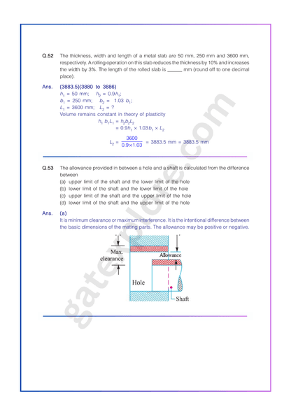 GATE Mechanical Previous Year Papers (Target: GATE 2026) Fully Solved Paper (PYQ) - GATExplore Store